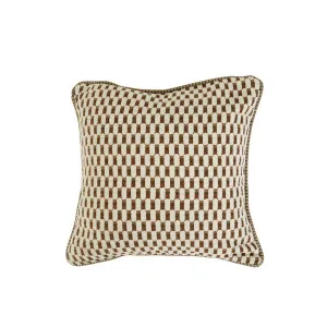 Enzo Lennon Square Cushion - Ochre by GlobeWest, a Cushions, Decorative Pillows for sale on Style Sourcebook