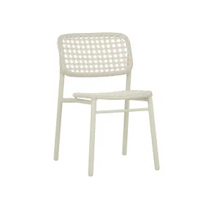 Montana Lace Dining Chair - Chalk Flat - Misty Breeze by GlobeWest, a Outdoor Furniture for sale on Style Sourcebook