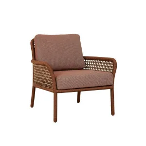 Saint Tropez Sofa Chair - Soft Linen - Brique by GlobeWest, a Outdoor Furniture for sale on Style Sourcebook