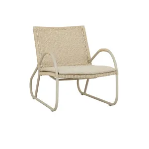 Porto Occasional Chair - Shell - Linen Metal by GlobeWest, a Outdoor Furniture for sale on Style Sourcebook