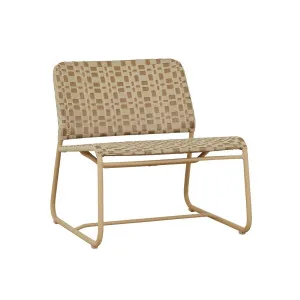 Montana Grid Occasional Chair - Soft Oyster - Ginger by GlobeWest, a Outdoor Furniture for sale on Style Sourcebook