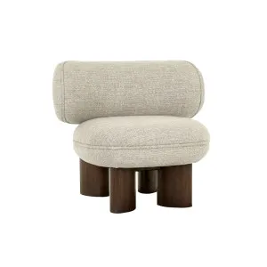 Arturo Timber Leg Occasional Chair - Paloma - Chestnut by GlobeWest, a Chairs for sale on Style Sourcebook