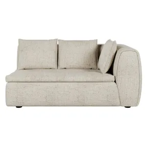 Hugo Byron 7-Seater L Shape Sofa with Arms - Nougat Speckle by GlobeWest, a Sofas for sale on Style Sourcebook