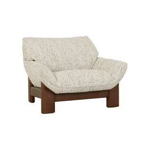 Juno Bowie Sofa Chair - River Birch - Walnut Ash by GlobeWest, a Chairs for sale on Style Sourcebook