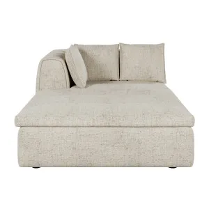 Hugo Byron 4-Seater Left Chaise Sofa with Arms - Nougat Speckle by GlobeWest, a Sofas for sale on Style Sourcebook