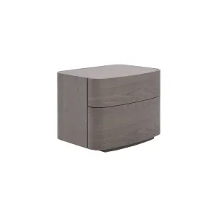 Zara Bedside - Smoked Elm - Mushroom by GlobeWest, a Bedside Tables for sale on Style Sourcebook