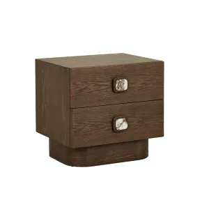 Ciel Bedside - Matt Ocean Marble - Tobacco Ash by GlobeWest, a Bedside Tables for sale on Style Sourcebook