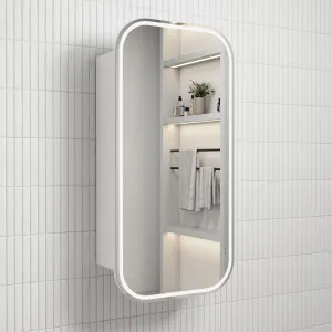 Vienna LED Shaving Cabinet - Matte White, Frameless by Aulic, a Shaving Cabinets for sale on Style Sourcebook