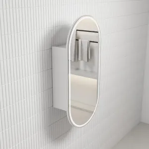 Beau Monde LED Shaving Cabinet - Matte White, Frameless by Aulic, a Shaving Cabinets for sale on Style Sourcebook