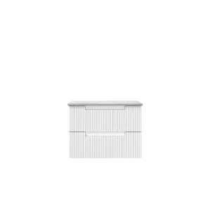 Neva Wall Hung 750mm - Flat Stone Top, Snow by Aulic, a Vanities for sale on Style Sourcebook