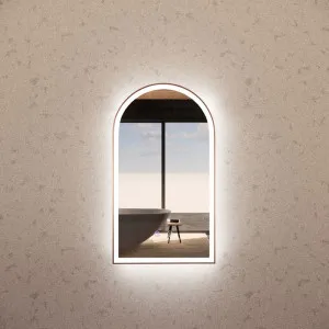 Brushed Copper Heated Towel Rail by Aquaperla, a Illuminated Mirrors for sale on Style Sourcebook