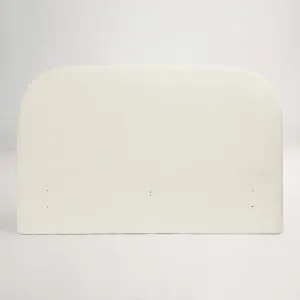 Arlo Curved Standard Headboard Bed Head, Ivory, by Lounge Lovers by Lounge Lovers, a Bed Heads for sale on Style Sourcebook