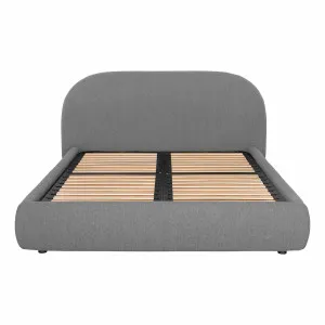 Millie Queen Bed Frame with Gas Lift Storage in Het Cement by OZ Design, a Beds & Bed Frames for sale on Style Sourcebook