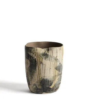 Dirva brown ceramic vase 23cm by null, a Vases & Jars for sale on Style Sourcebook