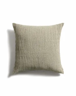 Nerel green cotton and linen jacquard cushion cover 50 x 50cm by null, a Cushions, Decorative Pillows for sale on Style Sourcebook