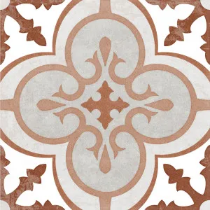 Antica Odette Brick Mist (Matt) 200x200 by Sanctuary Makers, a Encaustic Tiles for sale on Style Sourcebook