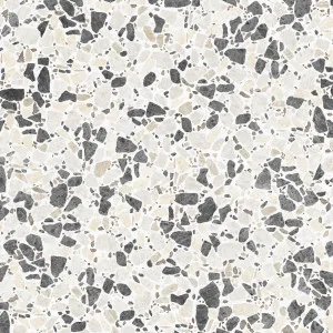 Terra Kosmo Zebra (Matt) 600x600 by Sanctuary Makers, a Terrazzo Look Tiles for sale on Style Sourcebook