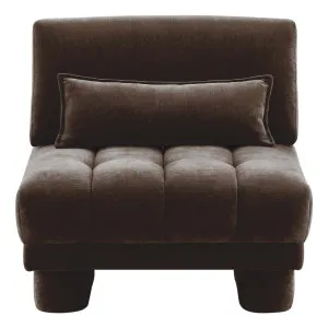 Carrie Armless Chair in Fam Chocolate by OZ Design, a Chairs for sale on Style Sourcebook