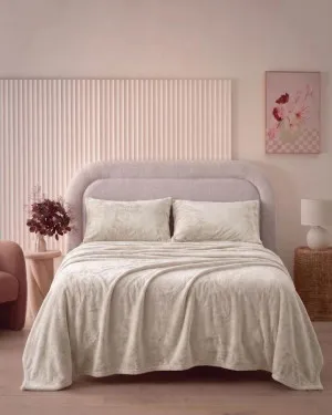 Winter Microplush Quen Sand Flat & Fitted Set Only (Sample) by null, a Sheets for sale on Style Sourcebook