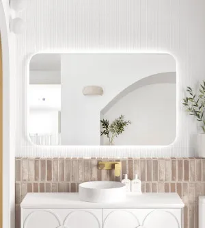 LED Newport 1200(W)x750(H) Frameless Back Lit Tuffi Mirror by Otti Australia, a Vanity Mirrors for sale on Style Sourcebook