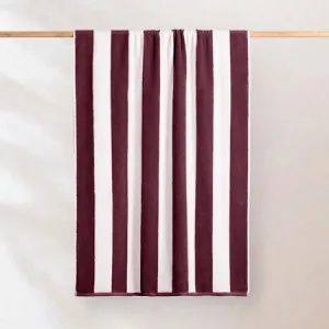 Striped Cabana Beach Towel - Cotton Terry, Stripes & Patterns - Canningvale by Canningvale_Cabana, a Sheets for sale on Style Sourcebook