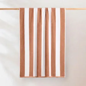 Striped Cabana Beach Towel - Cotton Terry, Stripes & Patterns - Canningvale by Canningvale_Cabana, a Sheets for sale on Style Sourcebook