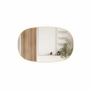 Valmont Horizontal 1100mm - Brushed Gold by Aulic, a Illuminated Mirrors for sale on Style Sourcebook