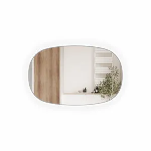 Valmont Horizontal 1100mm - Brushed Nickel by Aulic, a Illuminated Mirrors for sale on Style Sourcebook