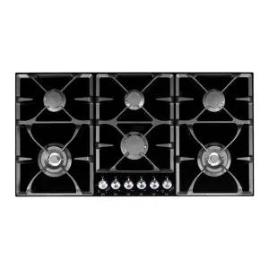 Franke Professional Gas Cooktop Black Glass 98.5cm by Franke, a Cooktops for sale on Style Sourcebook