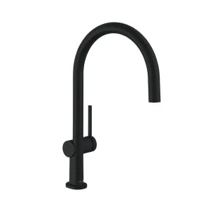 Hansgrohe Talis M54 Single Lever Kitchen Mixer 220 1jet Matte Black by Hansgrohe, a Kitchen Taps & Mixers for sale on Style Sourcebook