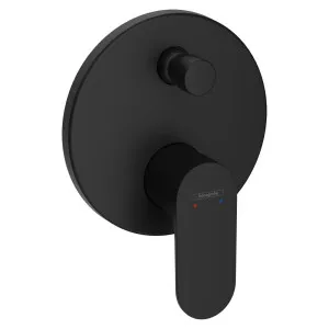 Hansgrohe Rebris S Single Lever Bath Mixer Matte Black by Hansgrohe, a Bathroom Taps & Mixers for sale on Style Sourcebook
