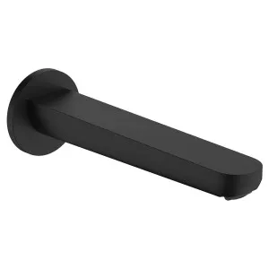 Hansgrohe Rebris S Bath Spout Matte Black by Hansgrohe, a Bathroom Taps & Mixers for sale on Style Sourcebook