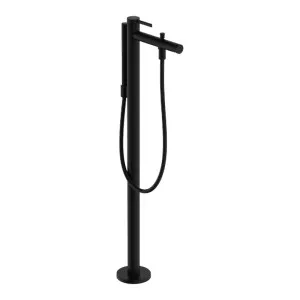 Hansgrohe Zesis S Single Lever Bath Mixer Floor-Standing Matte Black by Hansgrohe, a Bathroom Taps & Mixers for sale on Style Sourcebook