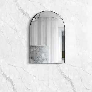 Otti Archie Metal Framed Mirror Black by Otti, a Vanity Mirrors for sale on Style Sourcebook