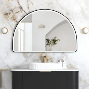 Otti LED Moonlight Archie 800(H)x1200(W) Black Metal Frame Mirror by Otti, a Vanity Mirrors for sale on Style Sourcebook