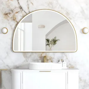 Otti LED Moonlight Archie 800(H)x1200(W) Gold Metal Frame Mirror by Otti, a Vanity Mirrors for sale on Style Sourcebook