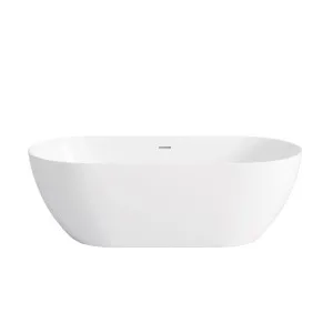 Otti Attica Manolo Bath with Overflow 1530mm Gloss White by Otti, a Bathtubs for sale on Style Sourcebook