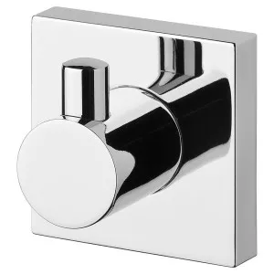Phoenix Radii Robe Hook Square Plate Chrome by PHOENIX, a Shelves & Hooks for sale on Style Sourcebook