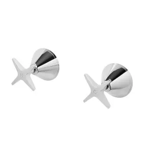 Phoenix Ivy Wall Top Assemblies Chrome by PHOENIX, a Bathroom Taps & Mixers for sale on Style Sourcebook