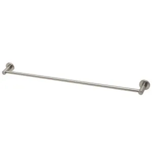 Phoenix Radii Single Towel Rail 800mm Round Plate Brushed Nickel by PHOENIX, a Towel Rails for sale on Style Sourcebook