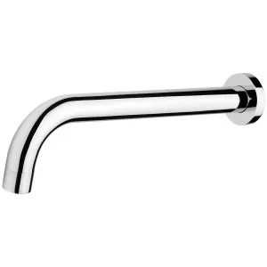 Phoenix Vivid Wall Basin Outlet 250mm Curved Chrome by PHOENIX, a Bathroom Taps & Mixers for sale on Style Sourcebook