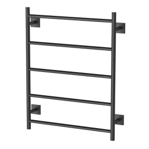 Phoenix Radii Towel Ladder 550 X 740mm Square Plate Matte Black by PHOENIX, a Towel Rails for sale on Style Sourcebook