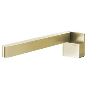 Phoenix Designer Swivel Bath Outlet Brushed Gold Square 230mm by PHOENIX, a Bathroom Taps & Mixers for sale on Style Sourcebook