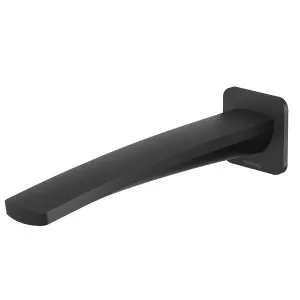 Phoenix Mekko 200mm Wall Basin Outlet Matte Black by PHOENIX, a Bathroom Taps & Mixers for sale on Style Sourcebook