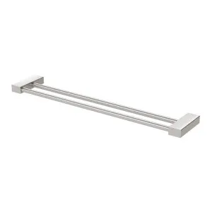 Phoenix Lexi Mkii Double Towel Rail 600mm Brushed Nickel by PHOENIX, a Towel Rails for sale on Style Sourcebook