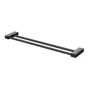 Phoenix Lexi Mkii Double Towel Rail 600mm Matte Black by PHOENIX, a Towel Rails for sale on Style Sourcebook