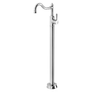 Phoenix Nostalgia Floor Mounted Bath Mixer Shepherds Crook Chrome by PHOENIX, a Bathtubs for sale on Style Sourcebook