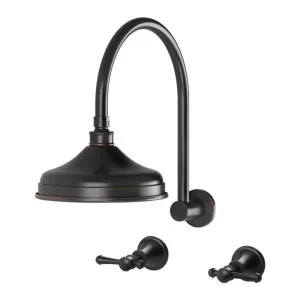 Phoenix Nostalgia Lever Shower Set Antique Black by PHOENIX, a Shower Heads & Mixers for sale on Style Sourcebook