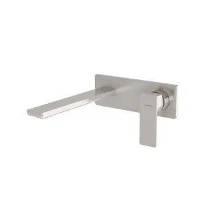Phoenix Gloss MKII Switchmix Wall Basin / Bath Mixer Set Fit-Off Kit Brushed Nickel by PHOENIX, a Bathroom Taps & Mixers for sale on Style Sourcebook