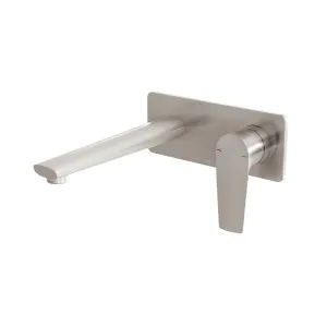 Phoenix Arlo Wall Basin / Bath Mixer Set 200mm Trim Kit Only Brushed Nickel by PHOENIX, a Bathroom Taps & Mixers for sale on Style Sourcebook